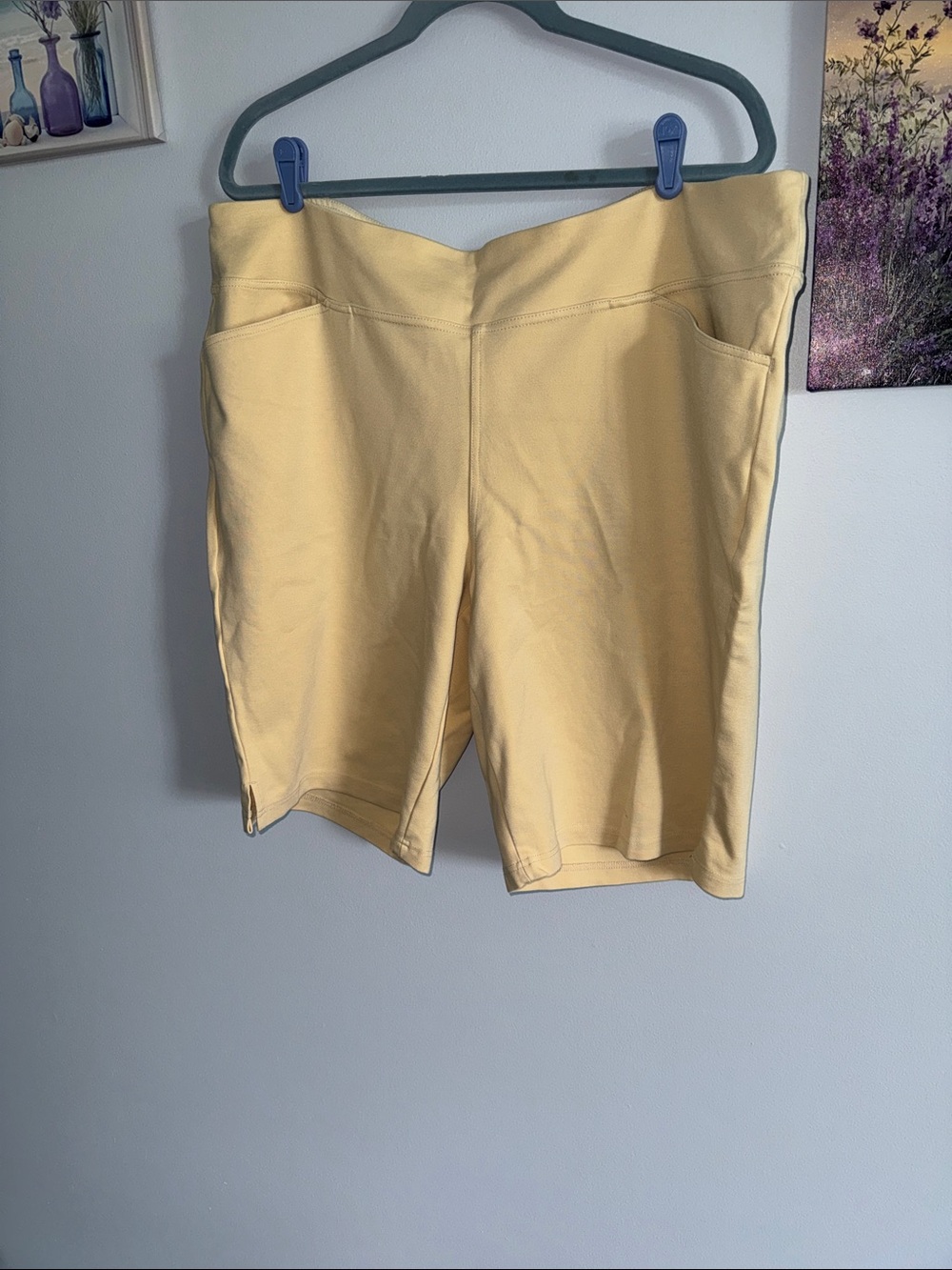Belle by Kim Gravel petite Ponte Bermuda shorts 24W
